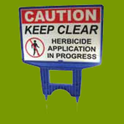 (image for) “Caution Keep Clear Herbicide Application In Progres" SGN6936